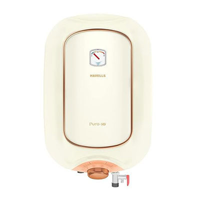 Havells Puro Ex 5S 15L Geyser – Ivory Pink Stylish Water Heater