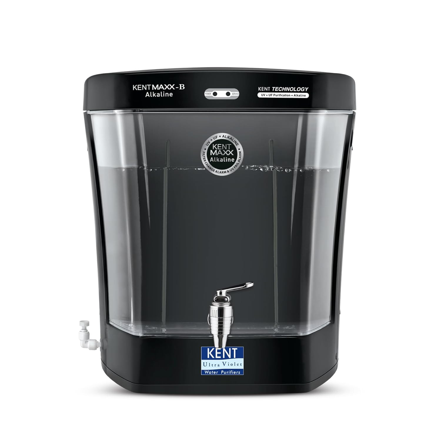 KENT Maxx Alkaline-B Water Purifier | Alkaline + UV + UF Technology for Healthy Drinking Water