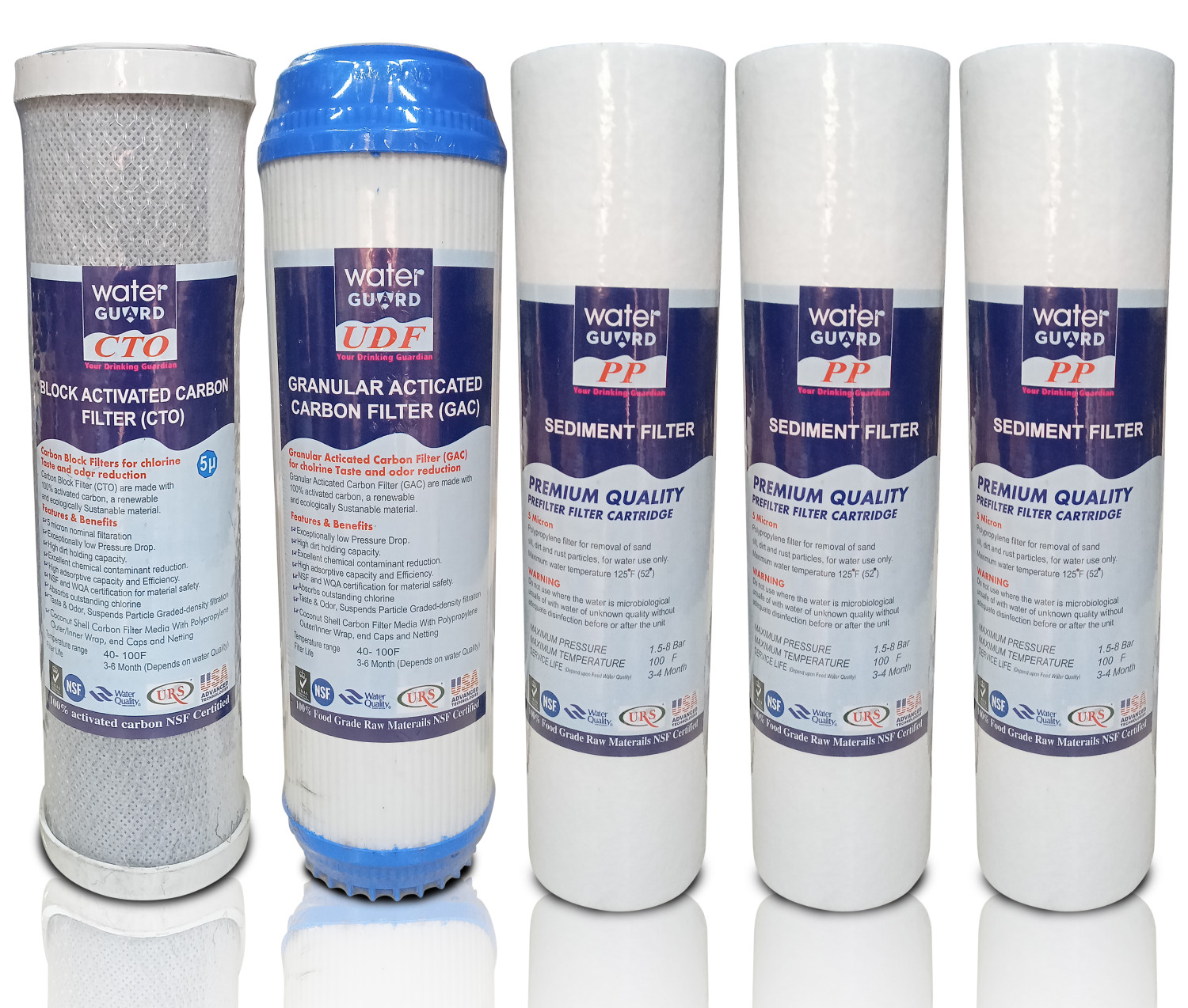 OFFER 5 PCS WATER GUARD (PP,UDF,CTO)