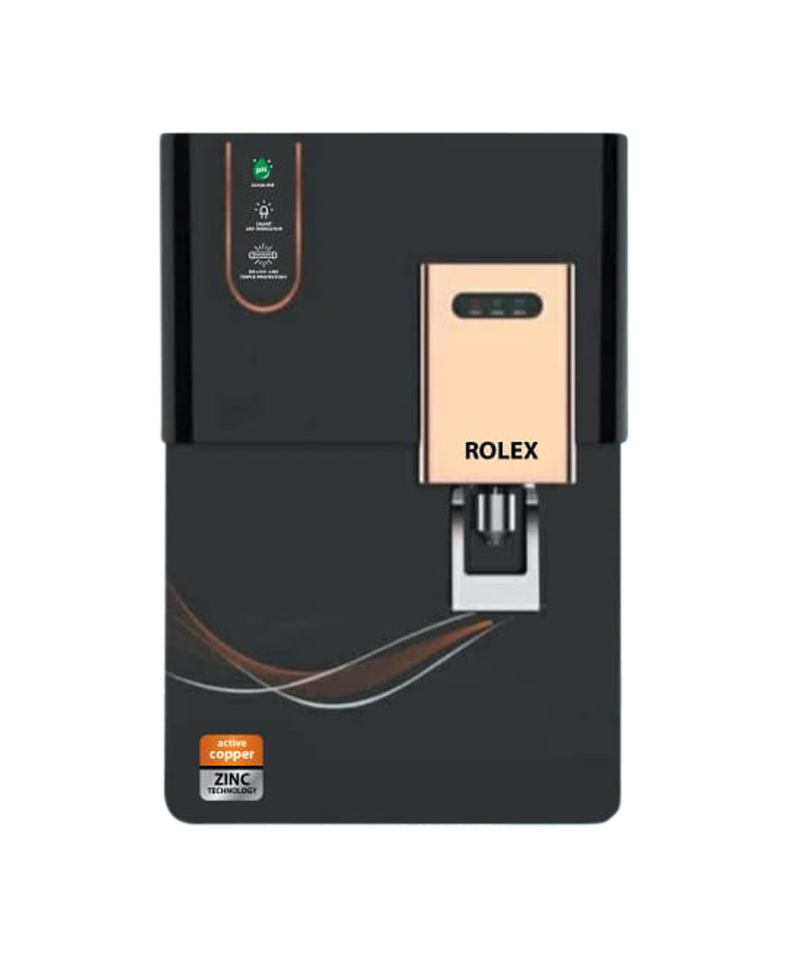 “PUREUP ROLEX Full Black Water Purifier | RO+UV+MF প্রযুক্তি”