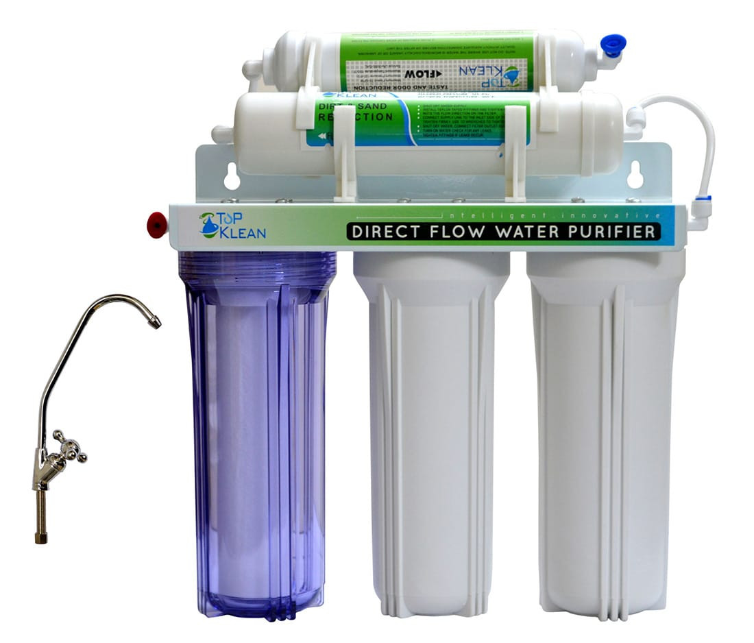 Top Klean Direct Flow Water Purifier | Multi-Stage Filtration | High Water Flow